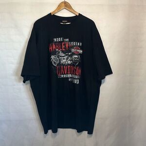 Harley Davidson Mens Black Short Sleeve Tshirt size XXXL Savannah Georgia